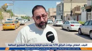 النجف ..  انخفاض حوادث الحرائق 78% بعد تشديد الرقابة ومحاسبة المشاريع المخالفة