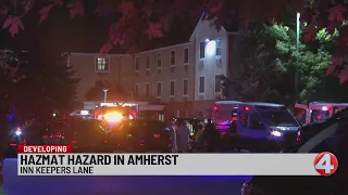 Crews investigate noxious odor in Amherst motel