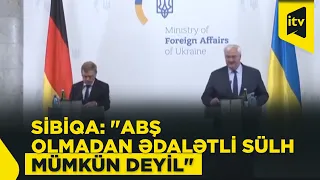 Sibiqa: "ABŞ-nin iştirakı olmadan ədalətli sülhə nail olmaq real deyil"