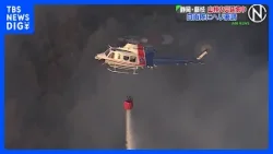 静岡・藤枝市で山林火災 延焼続く 人や建物への被害は確認されず あす朝から消火活動再開予定 自衛隊にヘリ要請|TBS NEWS DIG 静岡・藤枝市で山林火災 延焼続く 人や建物への被害は確認されず あす朝から消火活動再開予定 自衛隊にヘリ要請|TBS NEWS DIG