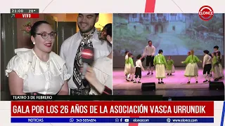 Gala por los 26 años de la Asociación Vasca Urrndik