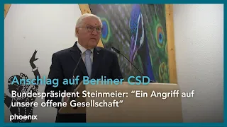 CSD-Anschlag: Rede von Bundespräsident Frank-Walter Steinmeier | 26.07.26
