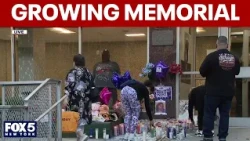 Growing memorial for young mom who was thrown off 15th floor balcony