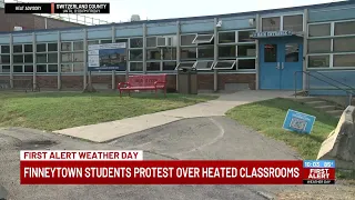 Finneytown students walkout amid sweltering classroom temps, district cancels Friday classes