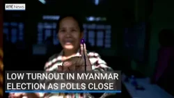 Low turnout in Myanmar election as polls close Low turnout in Myanmar election as polls close