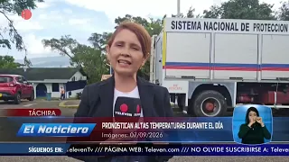 Strong gusts of wind hit Táchira state – The Midday News 09/07/26