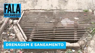 Household waste clogs rainwater drainage in downtown Maputo @MiramarNews