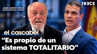 Jaime Mayor Oreja denounces that “this entire government is presided over by lies”