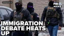 Debate heats up over Maryland's proposed ban on the 287(g), other immigration bills