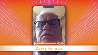 TV Oranje app video message - Doeke Hemstra