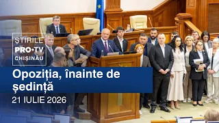 PRO TV News (1:00 PM) | THE OPPOSITION, BEFORE THE SESSION | Moldova