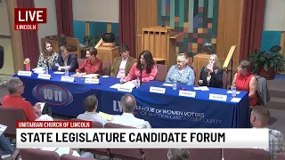 State Legislature Candidate Forum - First Question