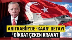 President Erdoğan's Message on the Heavenly Homeland: The 'KAAN' Detail on His Tie Attracted Atte...