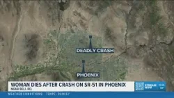 Женщина погибла в результате аварии на трассе SR-51 в Финиксе.