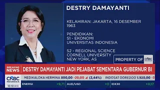 Profile of Destry Damayanti, Acting Governor of Bank Indonesia