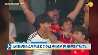 Javier Bardem clarifies his remarks about Argentina │N20:30│07-26-23
