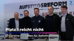 Platz 1 reicht nicht - 17 Vereine kämpfen für Reform