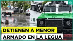 "El Bala Loca" captured: 15-year-old Ecuadorian minor arrested in La Legua while carrying a firearm