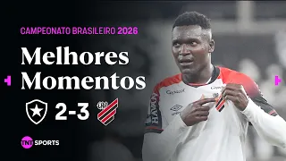 VIVEROS CRAVA DOIS, FOGÃO TEM 3 BOLAS NA TRAVE E CAP É CIRÚRGICO | BOTAFOGO 2X3 ATHLETICO-PR
