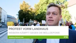 Protest in Linz against planned landfill in Weibern
