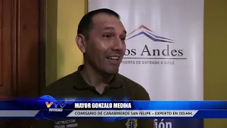 Los Andes municipal inspectors train in use of force and restraint techniques