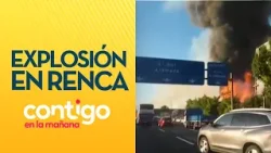 IMPACTANTE RELATO: Testigo cuenta cómo fuego alcanzó a autos tras explosión - Contigo en la Mañana