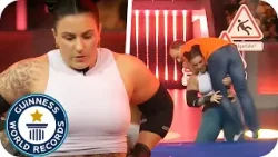 "Eigentlich hab ich nichts gegen Männer" - bricht Sina den Weltrekord im Männer werfen? | SAT.1