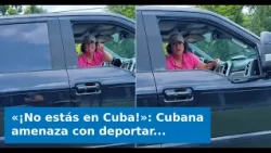 VIDEO: "You're not in Cuba!": Cuban woman threatens to deport another Cuban for riding a horse in...