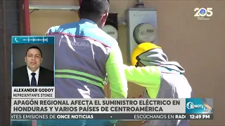 Regional blackout: electric service estimated to be restored within a maximum of four hours