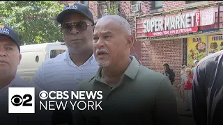 Bodega officials hold news conference on triple shooting in the Bronx