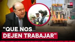 Alcalde de Lima rechaza críticas a obras de construcción vial