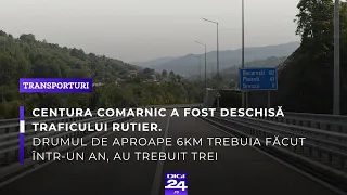 Centura Comarnic a fost deschisă traficului rutier. Drumul de aproape 6km trebuia făcut într-un an