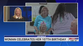 Woman celebrates 107th birthday in Archdale