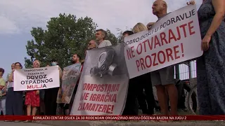 Stanovnici Podravlja prosvjedom tražili izmještanje unikomove kompostane