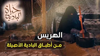 كيف يطبخ البدو الهريس في الصحراء؟ | حياة البادية