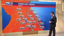 Orlando AM Weather Forecast: Front brings rain, relief from the humidity