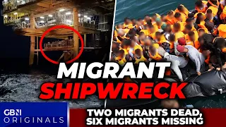 Migrant SHIPWRECK: Two dead and six missing after dinghy capsizes as NGO rescues stranded men