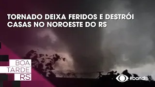 Tornado leaves people injured and destroys homes in the Northwest of RS