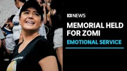 World Central Kitchen founder in tears remembering Zomi Frankcom | ABC News