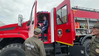 Ещё четыре новые пожарные машины отправились на службу в муниципалитеты Приморья.