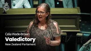 Celia Wade-Brown MP Valedictory Statement, 15 September 2026