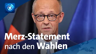 "Ein Desaster": Bundeskanzler Merz zu den Wahlen in Berlin und MV