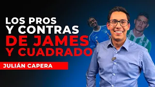 How can the signings of James Rodríguez and Juan Cuadrado benefit Nacional and Millonarios?