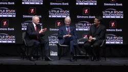 Jerry Jones and Bill Clinton at the Little Rock Touchdown Club