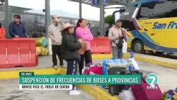 Comunidad: Suspensión frecuencias Buses Interprovinciales