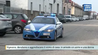 Vigevano, couple robs and attacks their neighbor: police make two arrests