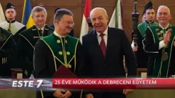 A debreceni felsőoktatás 25 éves jubileumát ünnepelték az egyetemen