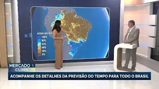 Irregular rainfall impacts soil moisture and start of soybean planting in regions of Brazil