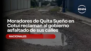 Moradores de Quita Sueño en Cotuí reclaman al gobierno asfaltado de sus calles