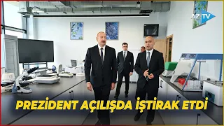 Prezident İlham Əliyev “SABAH.city”nin açılışında – GÖRÜNTÜLƏR